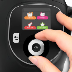 Krups Krups Multikocher Multikocher Cook4me+ Gourmet CZ7128, 1600 W, 6,00 l Schussel, 150 vorinstallierten Rezepten, Antihaft Kochbehalter  Мультиварка Krups Cook4me+ Gourmet CZ7128, 1600 Вт, чаша 6,00 л, 150 предустановленных рецептов, емкость для пригот