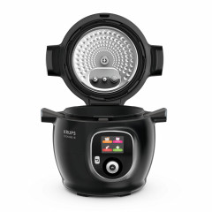 Krups Krups Multikocher Multikocher Cook4me+ Gourmet CZ7128, 1600 W, 6,00 l Schussel, 150 vorinstallierten Rezepten, Antihaft Kochbehalter  Мультиварка Krups Cook4me+ Gourmet CZ7128, 1600 Вт, чаша 6,00 л, 150 предустановленных рецептов, емкость для пригот