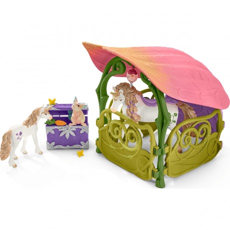 Schleich Schleich bayala 42445 Glitzerndes Blutenhaus mit Einhornern Schleich bayala 42445 сверкающий цветочный домик с единорогами
