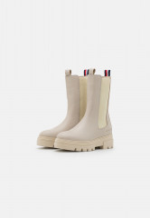 Tommy Hilfiger MONOCHROMATIC Ankle boots classic beige МОНОХРОМАТИЧЕСКИЙ Ботильоны классический бежевый