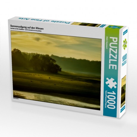 CALVENDO Puzzle CALVENDO Puzzle Sonnenaufgang auf den Wiesen Пазл CALVENDO Puzzle Восход солнца на лугах