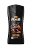 AXE 3-in-1 Duschgel & Shampoo Dark Temptation für Körper, Gesicht und Haar 250ml, Питательный Гель для душа и шампунь 3-в-1 Dark Temptation для тела, лица и волос с cочетанием Темного Шоколада и Перца и Пряным Ароматом, 250 мл