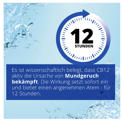 CB12 Mundspullosung 1000ml Раствор для полоскания рта с защитой от непрятного запаха до 12 часов, 1000 мл