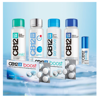 CB12 Mundspullosung 1000ml Раствор для полоскания рта с защитой от непрятного запаха до 12 часов, 1000 мл