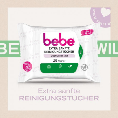 bebe Reinigungstucher quot;Extra Sanftquot;  Чистящие салфетки "Особая мягкость"