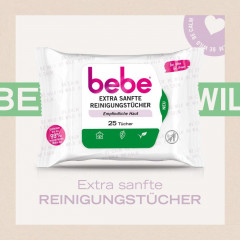 bebe Reinigungstucher quot;Extra Sanftquot;  Чистящие салфетки &amp;quot;Особая мягкость&amp;quot;