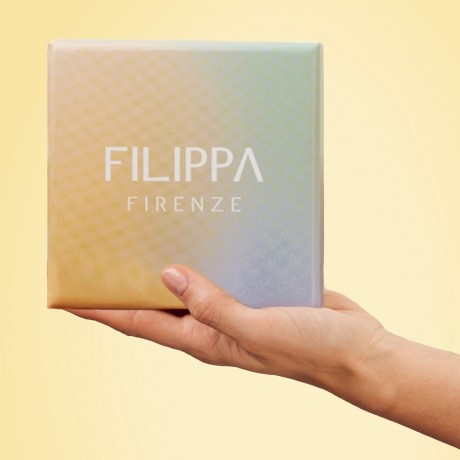 Filippa Firenze Riviera Satin Haarreif mit Knoten Rosa Ривьера атласная повязка на голову с узелками