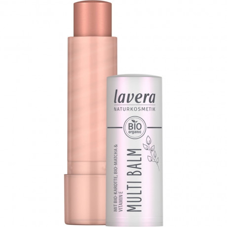 LAVERA Multi Balm Blister Sundown Gold 03, 5,3 g, Лавера Многофункциональный бальзам для губ, щёк и сияющих акцентов, оттенок Sundown Gold 03, био-морковь и витамин E, 5,3 г