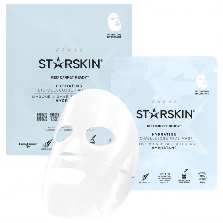 STARSKIN Red Carpet Ready™ Coconut Bio-Cellulose Hydrating Face Mask Кокосовая биоцеллюлозная увлажняющая маска для лица Red Carpet Ready™