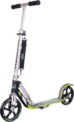 HUDORA Scooter HUDORA Big Wheel 205 RX Pro schwarz\/grun Самокат HUDORA Big Wheel 205 RX Pro черный/зеленый