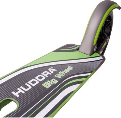 HUDORA Scooter HUDORA Big Wheel 205 RX Pro schwarz\/grun Самокат HUDORA Big Wheel 205 RX Pro черный/зеленый