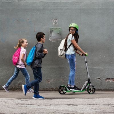 HUDORA Scooter HUDORA Big Wheel 205 RX Pro schwarz\/grun Самокат HUDORA Big Wheel 205 RX Pro черный/зеленый