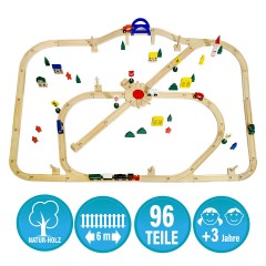 LittleTom Holzeisenbahn EPR-HE-125 Деревянный паровозик ЭПР-ОН-125