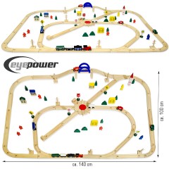 LittleTom Holzeisenbahn EPR-HE-125 Деревянный паровозик ЭПР-ОН-125