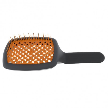 Giorgio Janeke Curvy Brush quot;Mquot; Vented Black Orange  Пышная кисть &quot;М&quot; Вентилируемый черный оранжевый