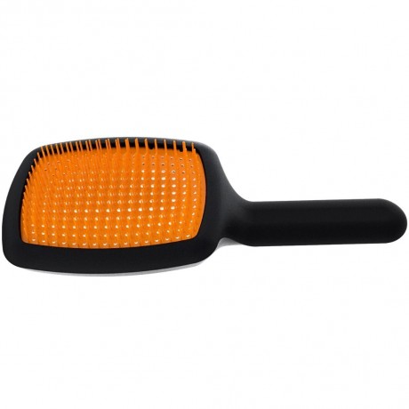 Giorgio Janeke Curvy Brush quot;Mquot; Vented Black Orange  Пышная кисть &quot;М&quot; Вентилируемый черный оранжевый