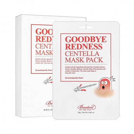 Benton Benton Goodbye Redness Centella Mask Pack 10er Set Benton Goodbye Redness Centella Mask Набор из 10 масок