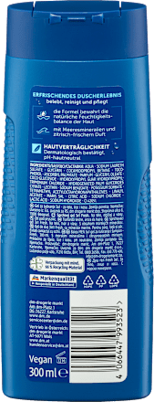 Balea MEN Duschgel Fresh 3in1, 300 ml, Гель для душа Fresh 3 в 1 с морскими минералами для тела, лица и волос, 300 мл