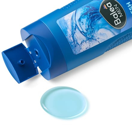 Balea MEN Duschgel Fresh 3in1, 300 ml, Гель для душа Fresh 3 в 1 с морскими минералами для тела, лица и волос, 300 мл