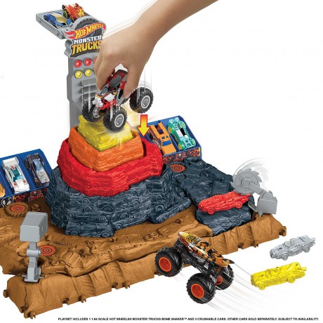 Mattel Hot Wheels Monster Trucks Arena World Main Event: Bone Shaker’s Ultimate Crush Yard Главное событие Hot Wheels Monster Trucks Arena World: Bone Shaker's Ultimate Crush Yard