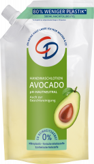 CD Handwaschlotion Avocado Nachfuellbeutel 500 ml, Запасной блок средства без мыла с авокадо для очищения рук и лица, 500 мл