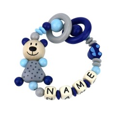 elefantasie Greifling Kleiner Rennfahrer personalisiert mit Namen Игрушка-клатч Маленький гонщик с именем