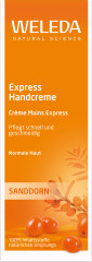 Weleda SANDDORN Express Handcreme, 50 ml, Быстро впитывающийся крем для сухой кожи рук с облепиховым и кунжутным маслами, 50 мл