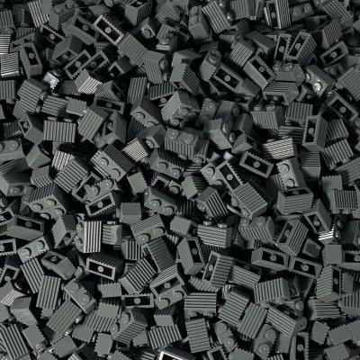 LEGO LEGO Riffelsteine Rillensteine 1x2 Dunkelgrau - 50x - 2877 NEU LEGO Groove Stones Groove Stones 1x2 темно-серый — 50x — 2877 НОВИНКА