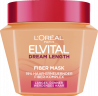 L'Oreal Paris Elvital Dream Length Fiber Mask, 300 ml, Укрепляющая маска с пептидами для длинных истончающихся волос, восстановление повреждённой длины, 300 мл