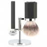 Muhle HEXAGON S31M HXG Graphite 3tlg. Rasierset Silvertip Fibre HEXAGON S31M HXG Графит 3шт. Набор для бритья Silvertip Fibre