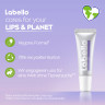 Labello Glowy Lips, Бесцветный бальзам для губ с гиалуроновой кислотой и глицерином для увлажнения и глянцевого блеска, 10 мл