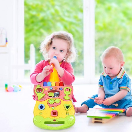 COSTWAY® Lauflernwagen mit Lichtern und Musik Детские ходунки со светом и музыкой