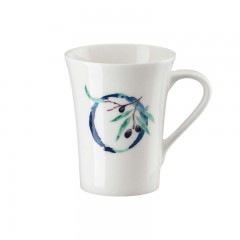 Hutschenreuther Hutschenreuther Flower Alphabet Becher mit Henkel O-Olea europaea 0,40 L Кружка Hutschenreuther Flower Alphabet с ручкой O-Olea europaea 0,40 л