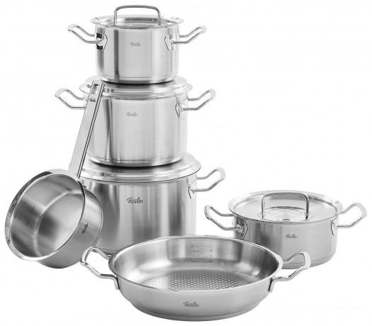 Fissler Fissler Topfset 5-tlg. Original Profi Collection + gratis Servierpfanne 28cm edelstahl Набор горшков Fissler, 5 штук. Original Profi Collection + бесплатная сервировочная кастрюля 28см.