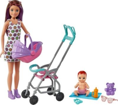 Mattel Barbie Skipper Babysitters Inc.“-Puppe und Kinderwagen-Spielset Набор для игр с куклой и коляской Barbie Skipper Babysitters Inc.
