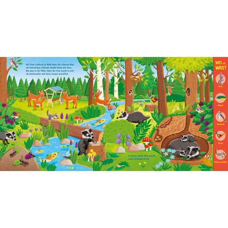 Tessloff Verlag WO ist WAS? Was wimmelt in Wald und Wiese? Где есть что? Что роится в лесу и на лугу?