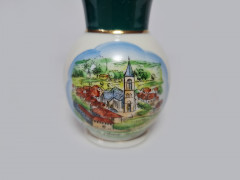 RW Bavaria Винтажная ваза &quot;Эльзака&quot;, ручная роспись, 8 x 5см, Германия, 1960-70гг.