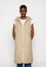 Tommy Hilfiger SORONA LONG VEST Waistcoat beige SORONA LONG VEST Жилет на талии бежевый