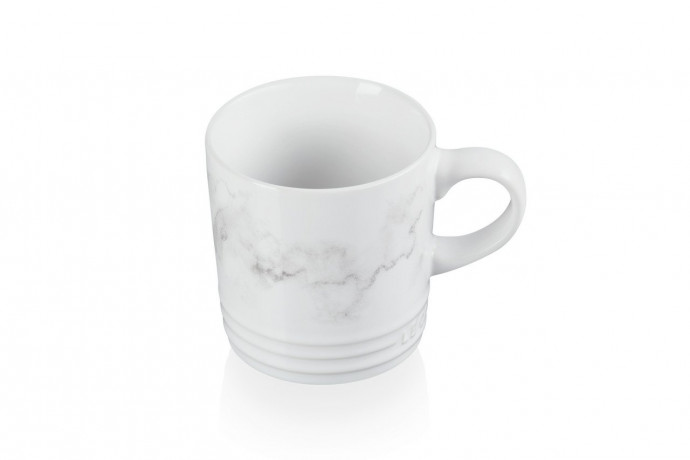 Le Creuset LE CREUSET Kaffeebecher WHITE MARBLE Weiss Кофейная кружка LE CREUSET БЕЛЫЙ МРАМОР