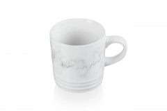 Le Creuset LE CREUSET Kaffeebecher WHITE MARBLE Weiss Кофейная кружка LE CREUSET БЕЛЫЙ МРАМОР