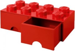 LEGO LEGO Aufbewahrungsbox 8er rot mit Schublade, 50 x 25 x 18 cm Ящик для хранения LEGO 8 красный с выдвижным ящиком, 50 x 25 x 18 см