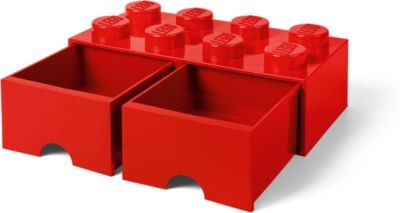 LEGO LEGO Aufbewahrungsbox 8er rot mit Schublade, 50 x 25 x 18 cm Ящик для хранения LEGO 8 красный с выдвижным ящиком, 50 x 25 x 18 см