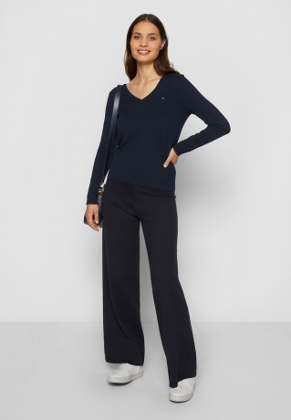 Tommy Hilfiger HERITAGE V NECK  Jumper midnight HERITAGE V-NECK Джемперы полночь