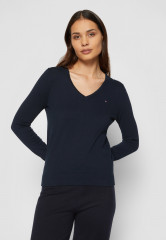 Tommy Hilfiger HERITAGE V NECK  Jumper midnight HERITAGE V-NECK Джемперы полночь