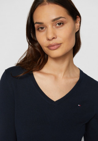 Tommy Hilfiger HERITAGE V NECK  Jumper midnight HERITAGE V-NECK Джемперы полночь