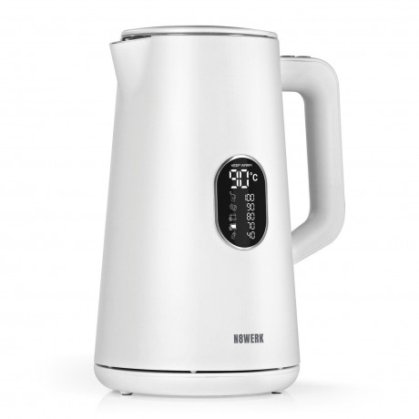 N8WERK N8WERK Wasserkocher Wasserkocher Temperatureinstellung White Edition, 1.5 l Чайник N8WERK с регулировкой температуры White Edition, 1,5 л