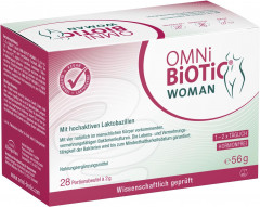 OMNi-BiOTiC WOMAN 28st, Комплекс бактерий Омни Биотик: 4 штамма бактерий для микрофлоры влагалища, Германия, 28 саше