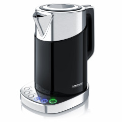 Arendo Arendo Wasserkocher, 1,7 l, 3000 W, Edelstahl, Schnellkoch Funktion, Temperatureinstellung 70° C 100° C  Чайник Arendo, 1,7 л, 3000 Вт, нержавеющая сталь, функция быстрого закипания, регулировка температуры 70°С 100°С