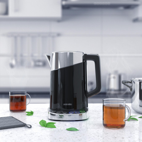 Arendo Arendo Wasserkocher, 1,7 l, 3000 W, Edelstahl, Schnellkoch Funktion, Temperatureinstellung 70° C 100° C Чайник Arendo, 1,7 л, 3000 Вт, нержавеющая сталь, функция быстрого закипания, регулировка температуры 70°С 100°С