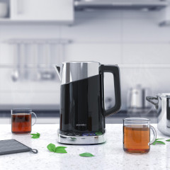 Arendo Arendo Wasserkocher, 1,7 l, 3000 W, Edelstahl, Schnellkoch Funktion, Temperatureinstellung 70° C 100° C  Чайник Arendo, 1,7 л, 3000 Вт, нержавеющая сталь, функция быстрого закипания, регулировка температуры 70°С 100°С